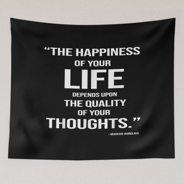 Item preview, Marcus Aurelius Stoic Philosophy Quote Happiness Of Life  designed and sold by amyadt77.