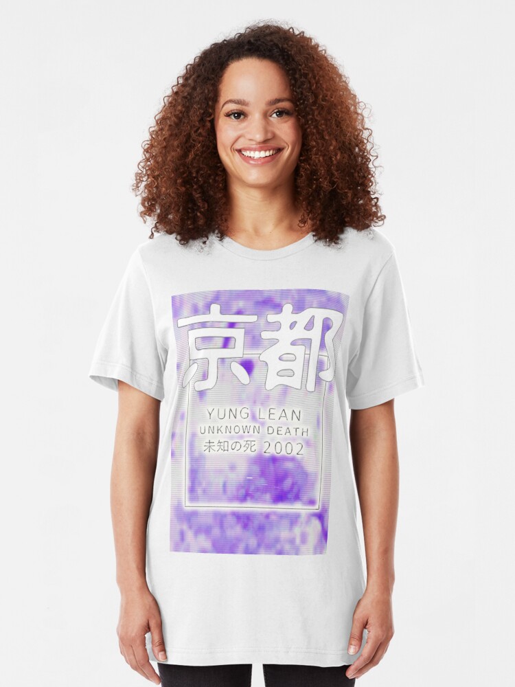 yung lean unknown death t shirt