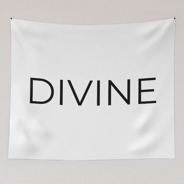 Item preview, divine word Minimal Simple Text Design - Black Font  designed and sold by BE The Oracle.