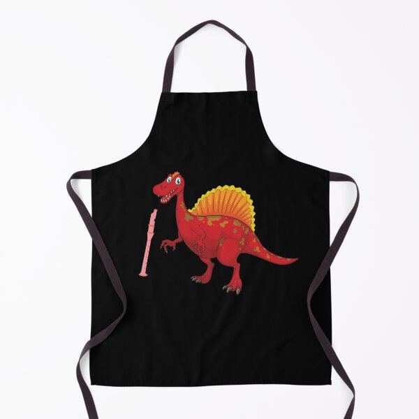 Item preview, Dinosaur Playing Flute ,Funny Good Dinosaur Flute Lovers Red Design designed and sold by pedrored369.