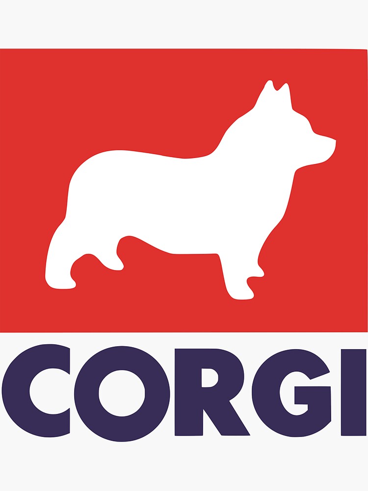 "Corgi Toys logo" Sticker by peteroldfield | Redbubble