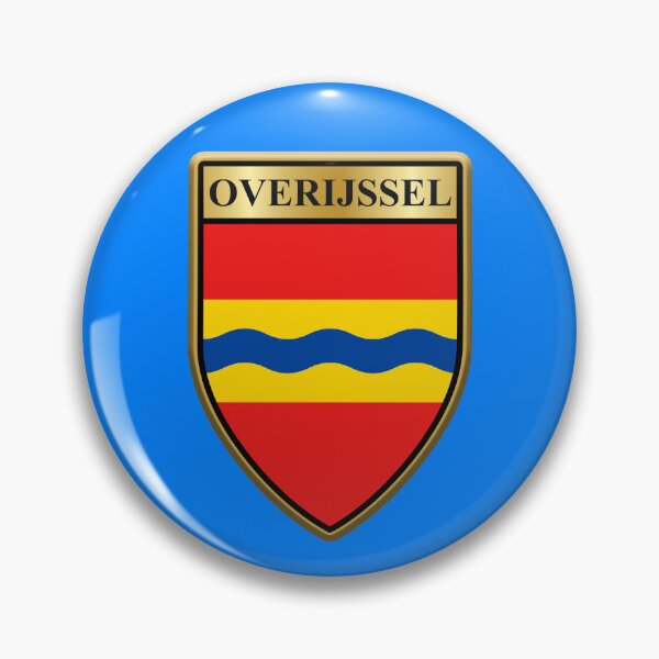 Item preview, OVERIJSSEL Flag Gifts, Masks, Stickers & Products (15) designed and sold by mpodger.