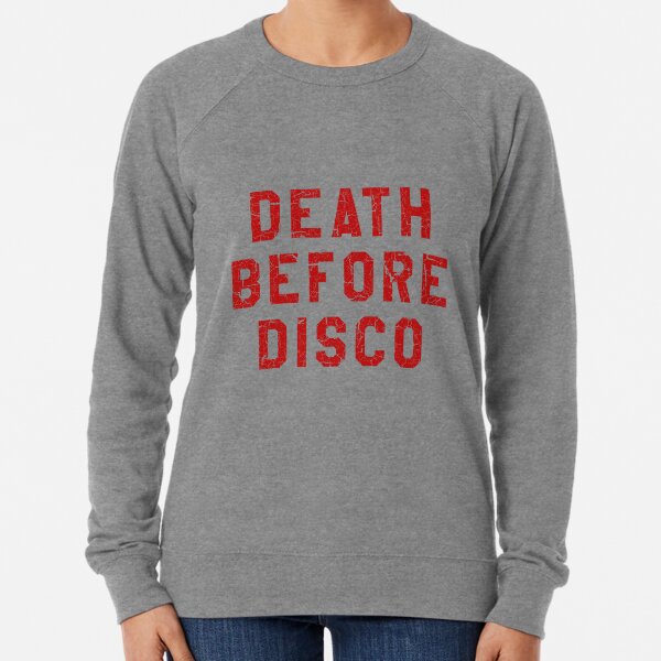 Item preview, DEATH BEFORE DISCO (STRIPES) designed and sold by ImSecretlyGeeky.