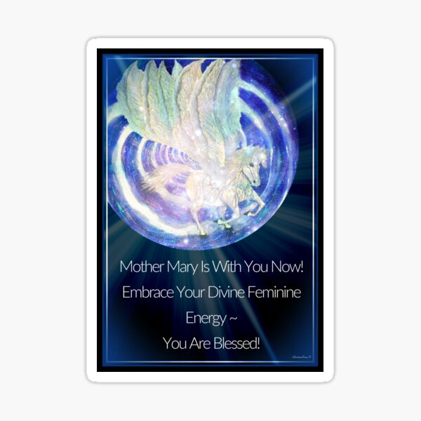 Whispers in the Wind ~ Embrace Your Divine Feminine Energy Sticker