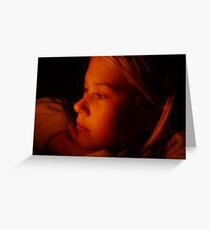 Zoey by candlelight Greeting Card