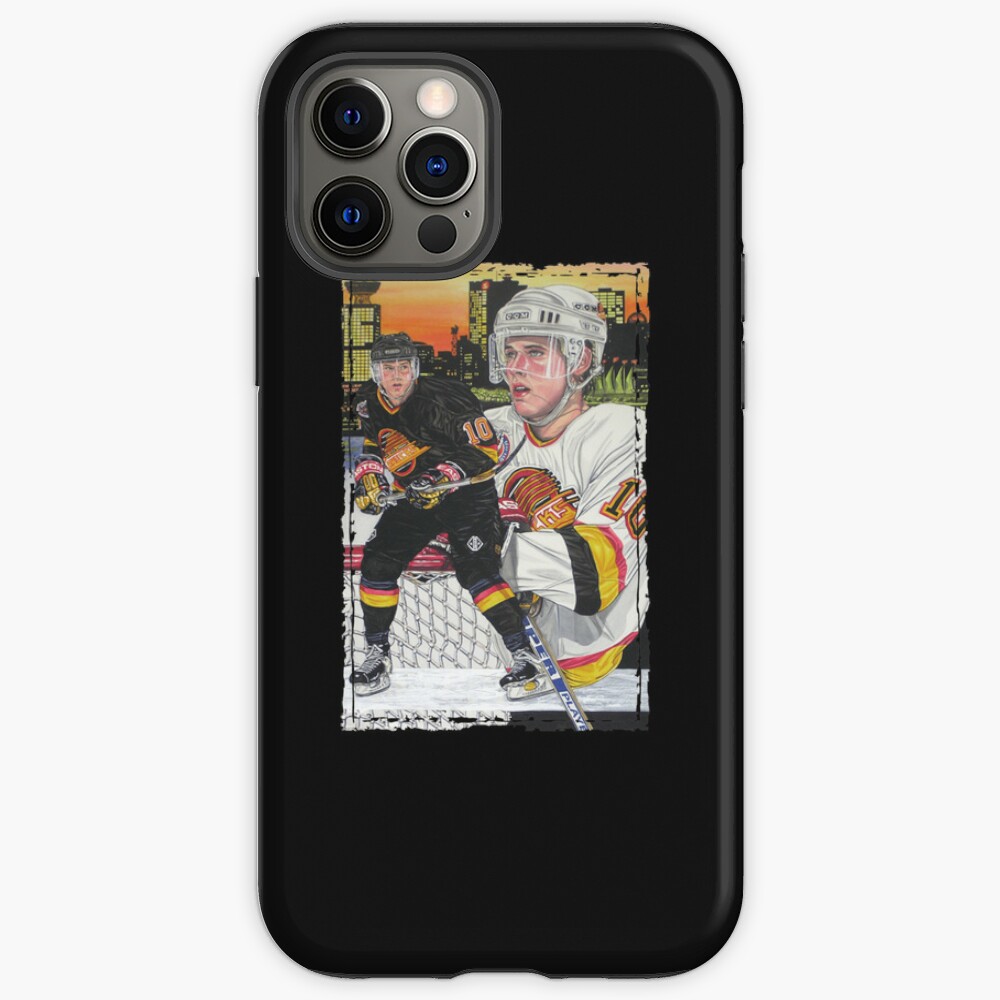 iPhone 12/12 Pro Ice Hockey Player Cat Kitten Hockey Stick Case