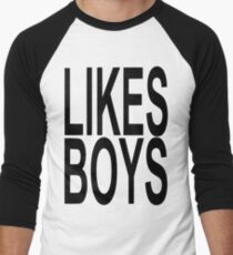 Camiseta ¾ bicolor para hombre LE GUSTAN LOS CHICOS