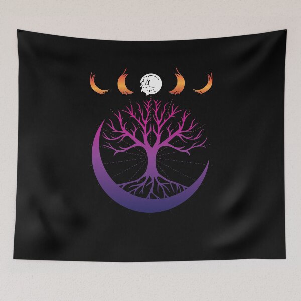 Item preview, Phases Of The Meow Cat Funny Kitten Tree Life Moon designed and sold by Dressed For  Duty.