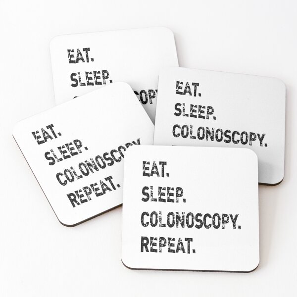 Item preview, Eat Sleep Colonoscopy Repeat designed and sold by Sara-Quinn.