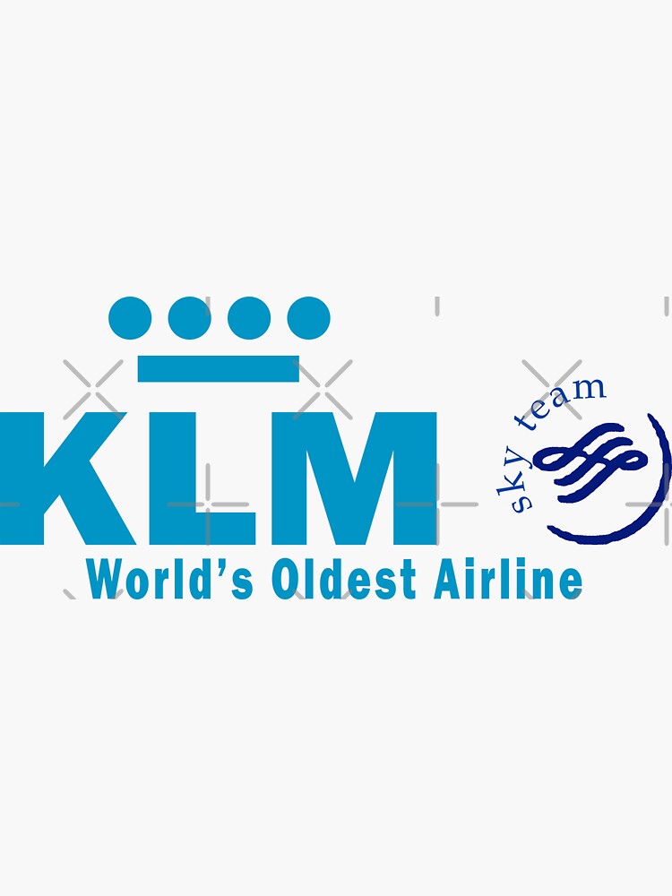 "klm airlines" Sticker by hafid0 Redbubble