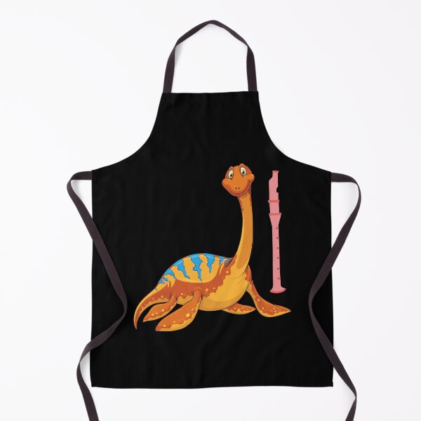 Item preview, Dinosaur Playing Flute ,Funny Good Dinosaur Flute Lovers Cute Orange Design designed and sold by pedrored369.