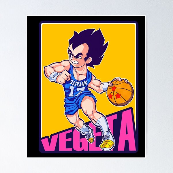 Vegeta Playing Basketball