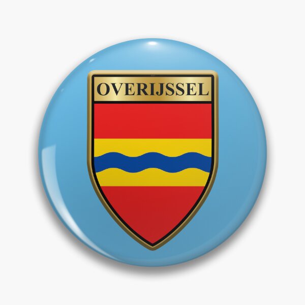Item preview, OVERIJSSEL Flag Gifts, Masks, Stickers & Products (16) designed and sold by mpodger.