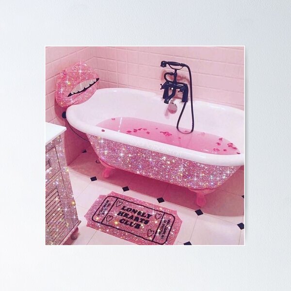 boujee bath  Pink tumblr aesthetic, Y2k aesthetic background