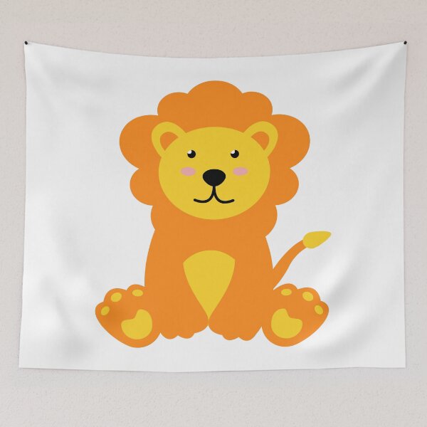 Item preview, Cute lion designed and sold by ShopLeilaArt.