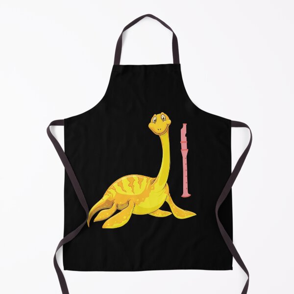 Item preview, Dinosaur Playing Flute ,Funny Good Dinosaur Flute Lovers Yellow Cute Dinosaur Art designed and sold by pedrored369.