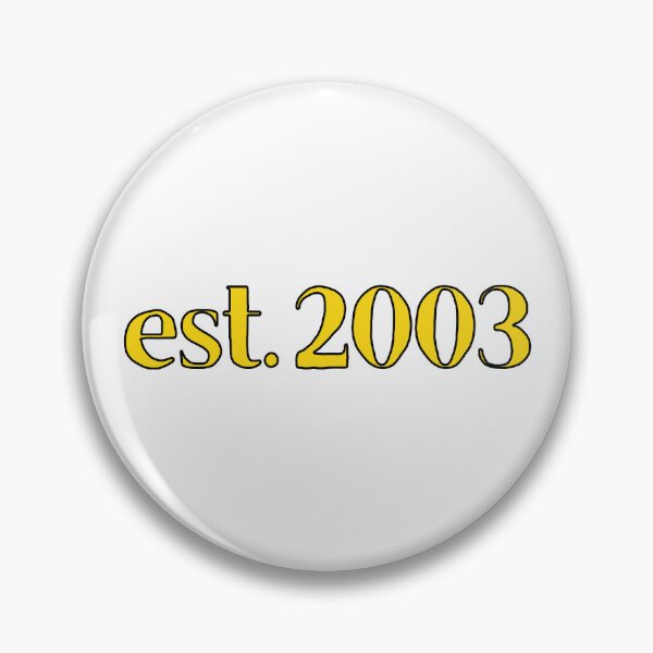 Item preview, Est. 2003 Cartoonish Retro Birthday designed and sold by MSA-42.