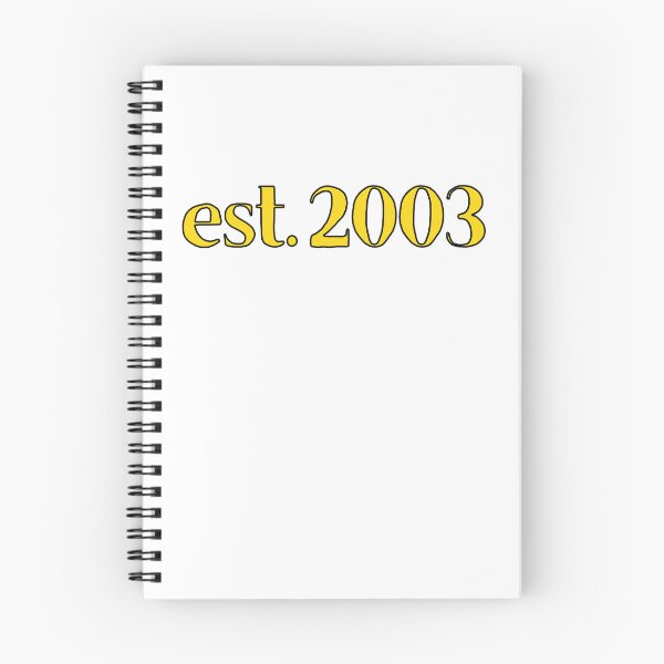 Item preview, Est. 2003 Cartoonish Retro Birthday designed and sold by MSA-42.