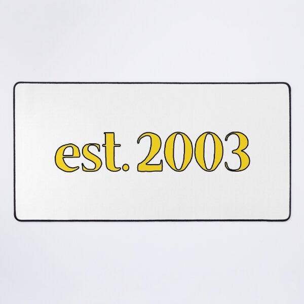 Item preview, Est. 2003 Cartoonish Retro Birthday designed and sold by MSA-42.