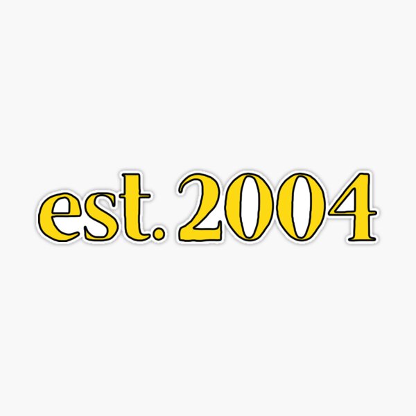 2004 Old English Sticker for Sale by MSA-42