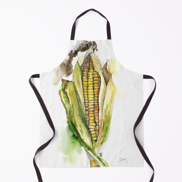 Item preview, Ear Of Corn Watercolor Print designed and sold by NatalyMak.
