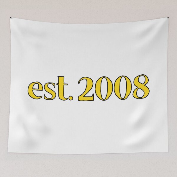 Item preview, Est. 2008 Cartoonish Retro Birthday designed and sold by MSA-42.