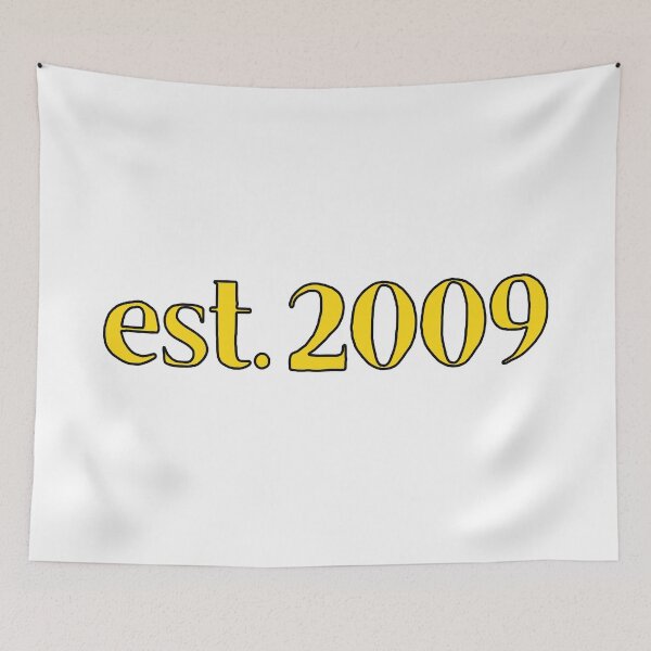 Item preview, Est. 2009 Cartoonish Retro Birthday designed and sold by MSA-42.