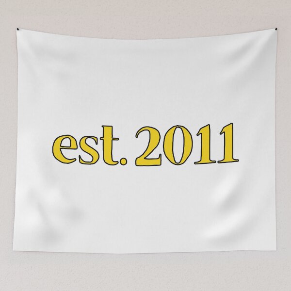 Item preview, Est. 2011 Cartoonish Retro Birthday designed and sold by MSA-42.