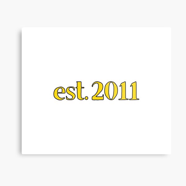 Item preview, Est. 2011 Cartoonish Retro Birthday designed and sold by MSA-42.