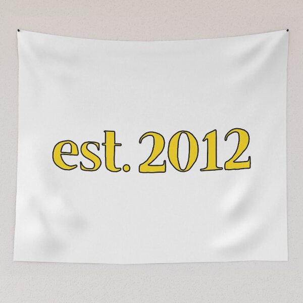 Item preview, Est. 2012 Cartoonish Retro Birthday designed and sold by MSA-42.