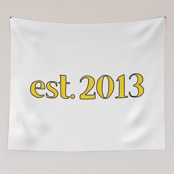 Item preview, Est. 2013 Cartoonish Retro Birthday designed and sold by MSA-42.