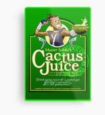 Master Sokka's Cactus Juice Metal Print