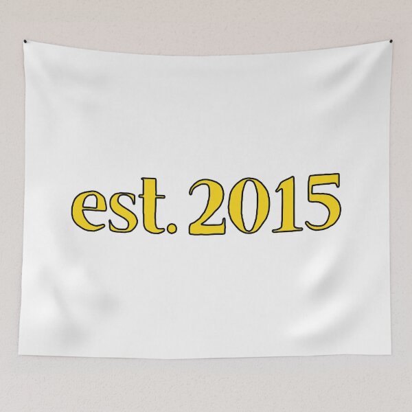 Item preview, Est. 2015 Cartoonish Retro Birthday designed and sold by MSA-42.