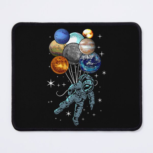 Item preview, Astronaut Space Balloons Moon Mars Planets designed and sold by shannange.