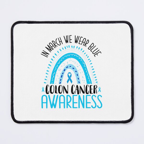Item preview, Colon Cancer Awareness Rainbow In March We Wear Blue designed and sold by ZETTIF ⭐⭐⭐⭐⭐.