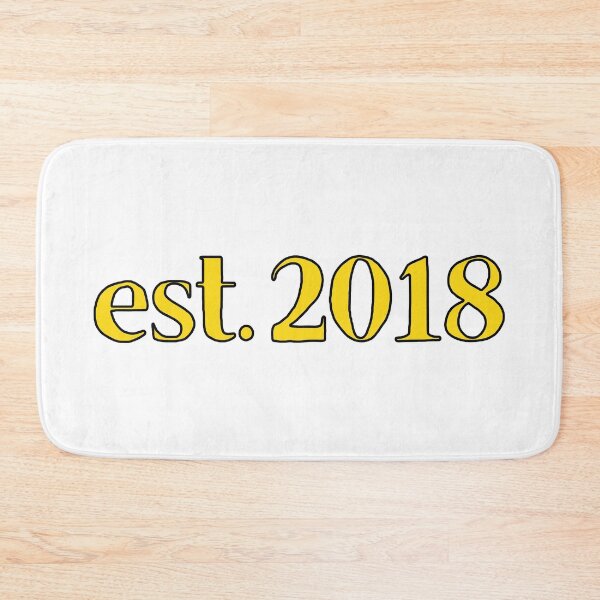 Item preview, Est. 2018 Cartoonish Retro Birthday designed and sold by MSA-42.