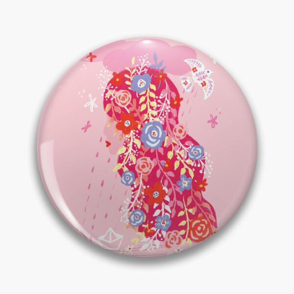 Item preview, woman in pink | woman empowerment art designed and sold by raghda-s-m.
