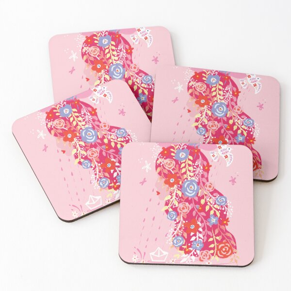Item preview, woman in pink | woman empowerment art designed and sold by raghda-s-m.