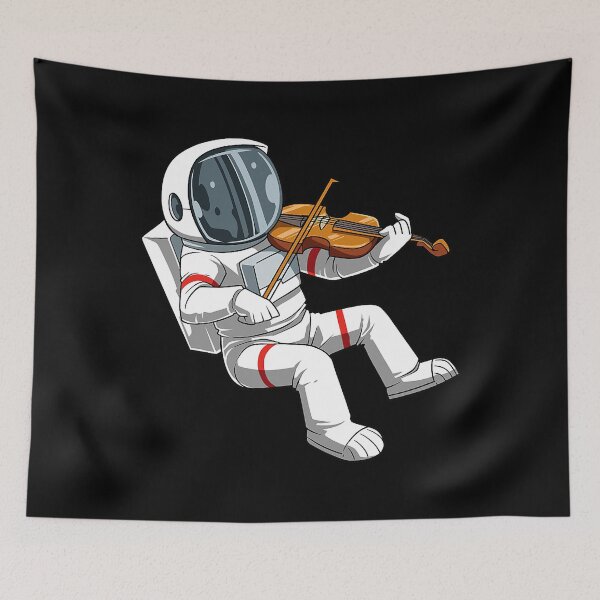 Item preview, Astronaut Playing Violin Astronaut Musician designed and sold by shannange.