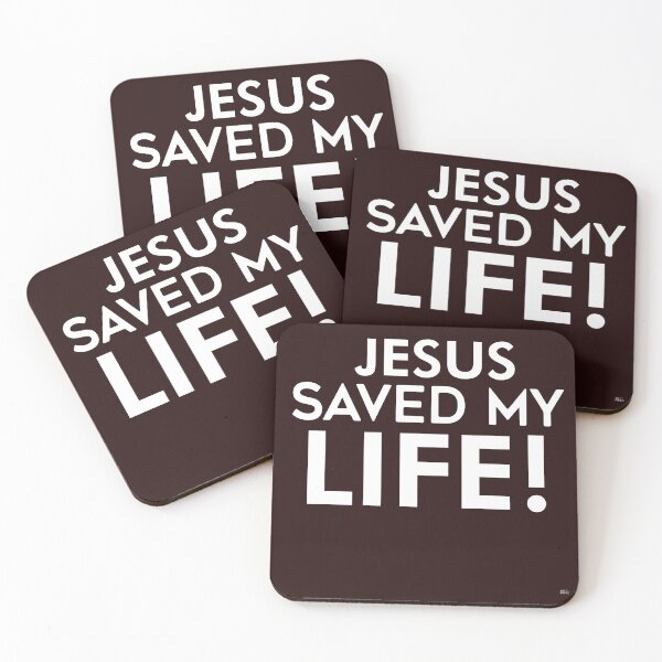Item preview, JESUS SAVED MY LIFE! Tshirt, mugs designed and sold by DoubleDSD.