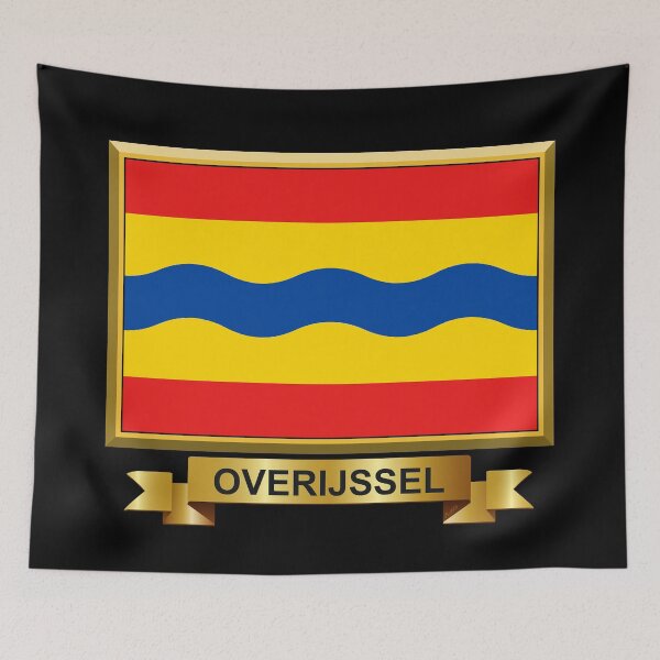 Item preview, OVERIJSSEL Flag Gifts, Masks, Stickers & Products (17) designed and sold by mpodger.
