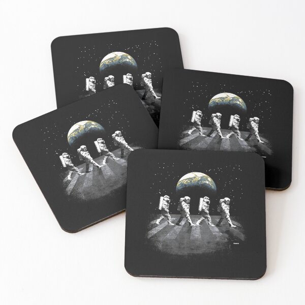 Item preview, Astronauts in Walking in Space Earth Moon designed and sold by shannange.
