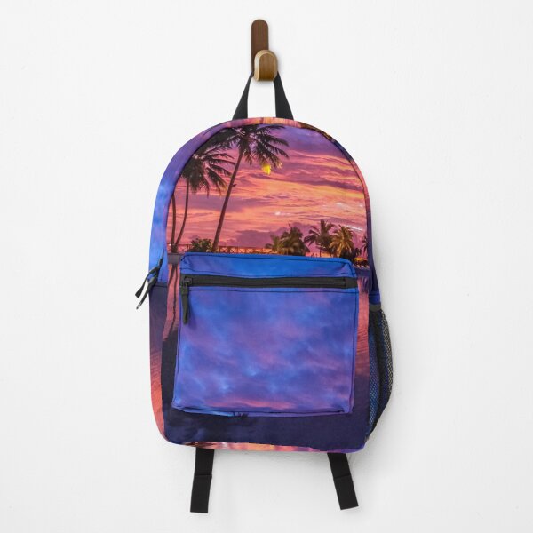 Item preview, Bora Bora Palm Trees at Sunset designed and sold by RyansOpenDoor.