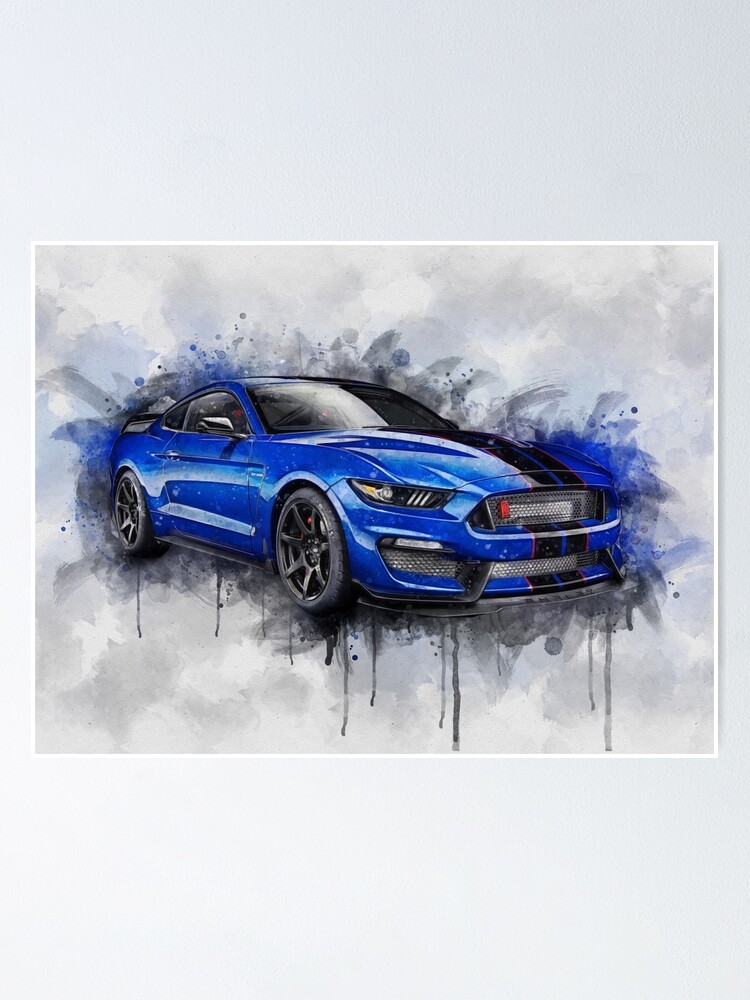 Ford Mustang Shelby Gt350 Poster For Sale By Coolmathposters Redbubble 5098