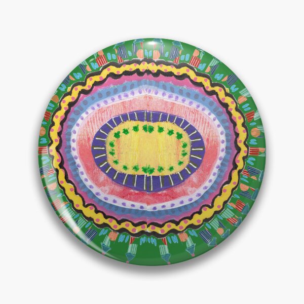 Item preview, Funky Boho Mandala #4 designed and sold by MarcyBrennanArt.
