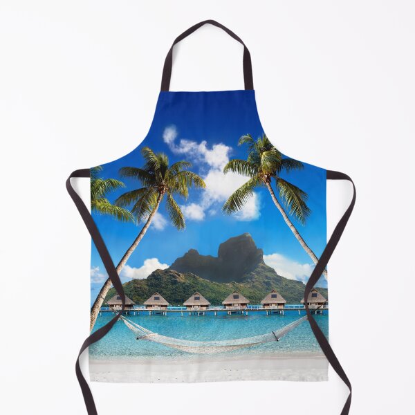 Item preview, Bora Bora Palm Trees Hammock Overwater Bungalows designed and sold by RyansOpenDoor.