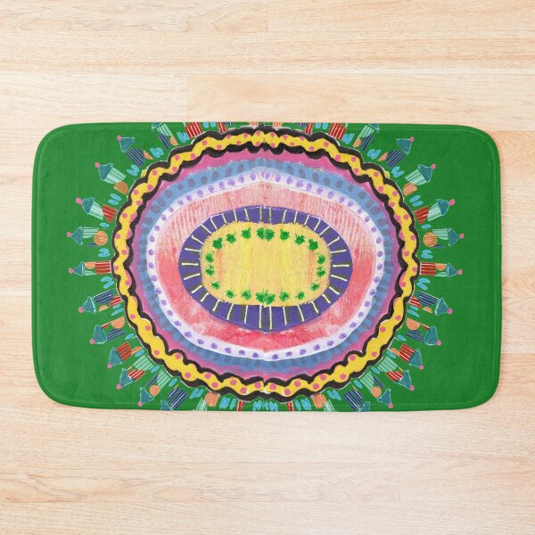 Item preview, Funky Boho Mandala #4 designed and sold by MarcyBrennanArt.