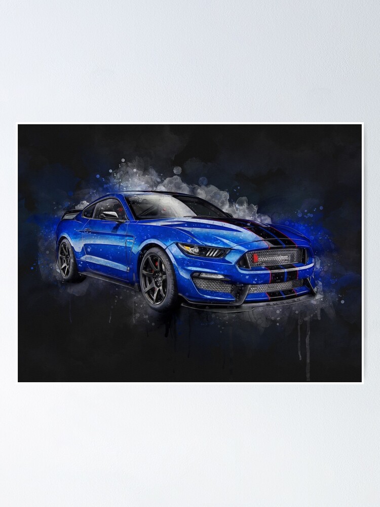 Ford Mustang Shelby Gt350 Poster For Sale By Coolmathposters Redbubble 2789