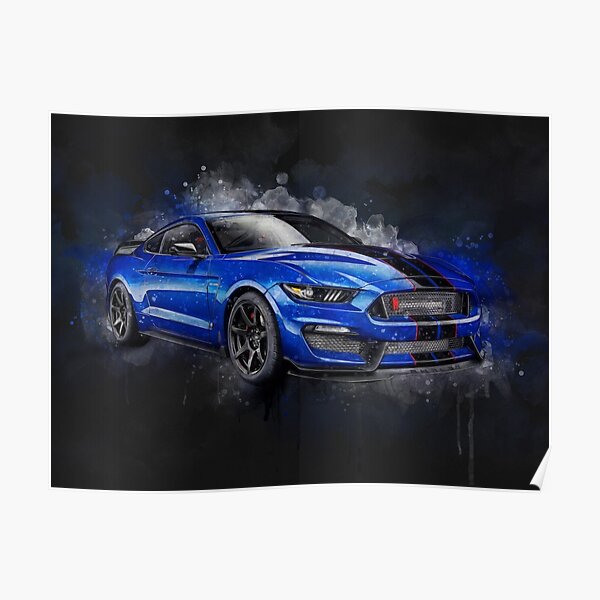 Ford Mustang Shelby Gt350 Poster For Sale By Coolmathposters Redbubble 2859