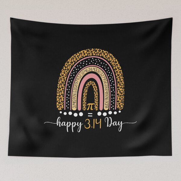 Item preview, Happy Pi Day Mathematic Math Teacher Leopard Rainbow designed and sold by stickersworld31.